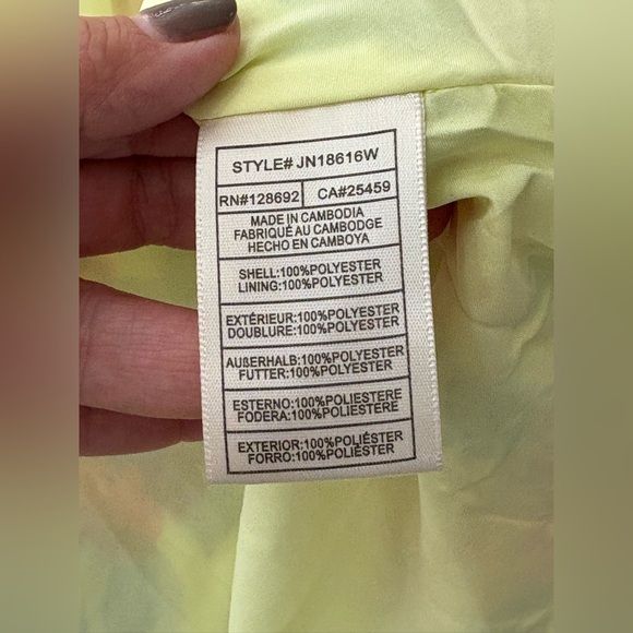 BETSEY JOHNSON Babydoll Yellow Floral Off-Shoulder Puffy Sleeve Mini Dress - Picture 5 of 8